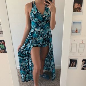 Halter top romper dress